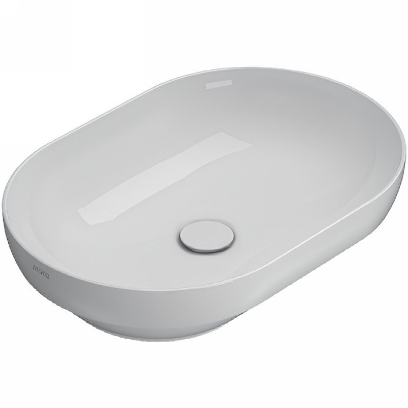 Раковина Globo T-Edge 60 B6O61.BI*0 Белая фарфор полувстраиваемая