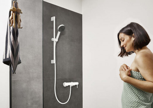 Смеситель для душа Hansgrohe Finoris 76620700 Белый матовый латунь на стену