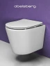 Унитаз Abelsberg Element ELC70701WH подвесной цвет Белый глянцевый с сиденьем Микролифт