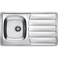 Кухонная мойка Alveus Zoom 30 NAT-90 860x500 1098773 Натуральная сталь нержавеющая сталь встраиваемый