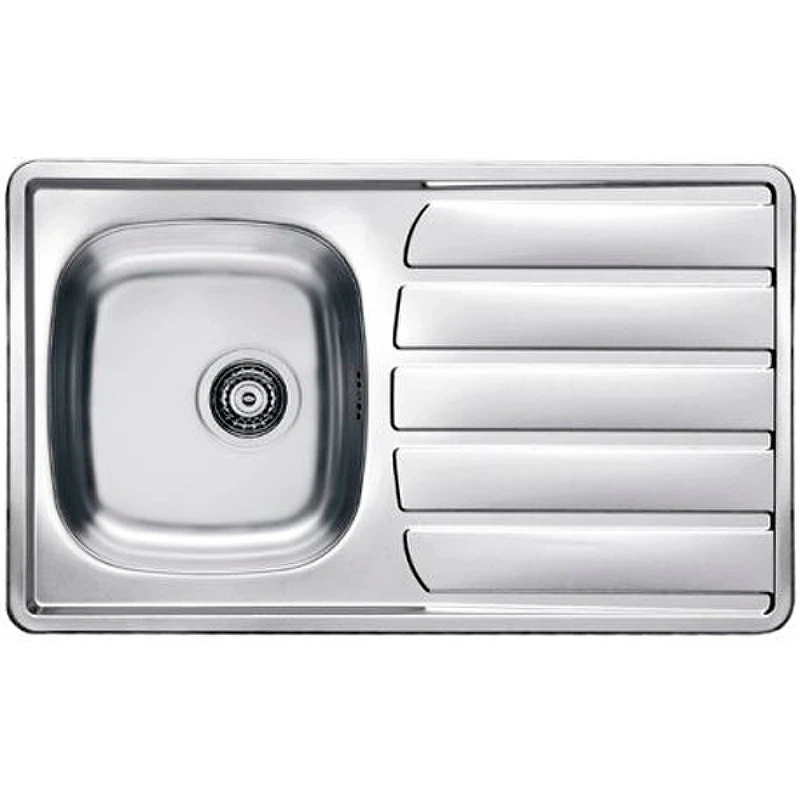 Кухонная мойка Alveus Zoom 30 NAT-90 860x500 1098773 Натуральная сталь нержавеющая сталь встраиваемый