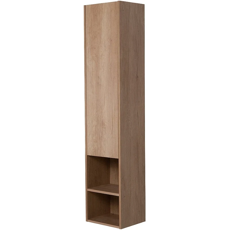 Шкаф пенал BelBagno Kraft 33 L KRAFT-1600-1A-SC-RNN-L подвесной Rovere Nebrasca Nature МДФ / ЛДСП
