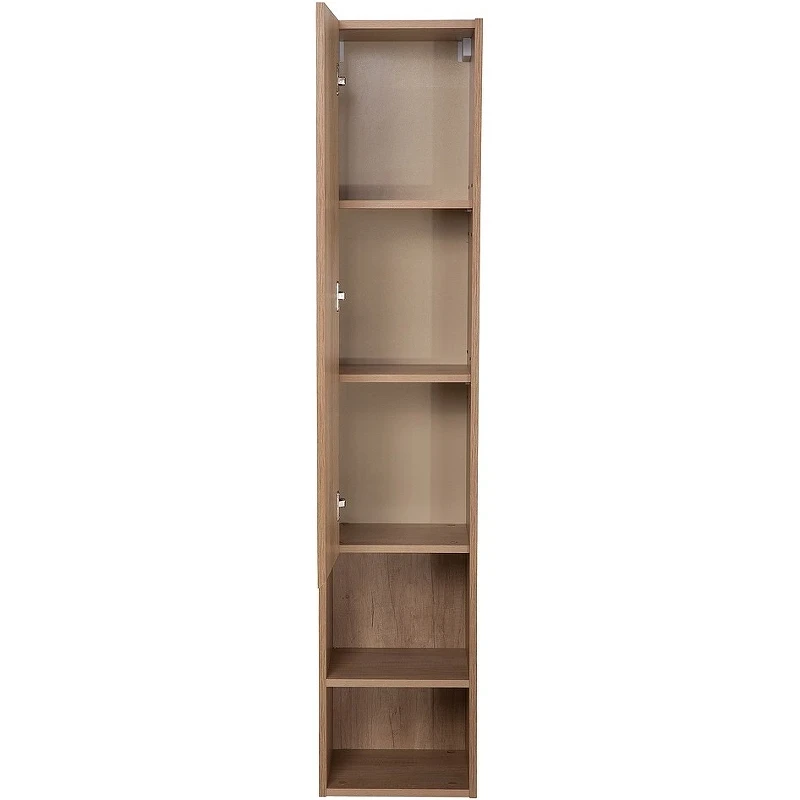 Шкаф пенал BelBagno Kraft 33 L KRAFT-1600-1A-SC-RNN-L подвесной Rovere Nebrasca Nature МДФ / ЛДСП