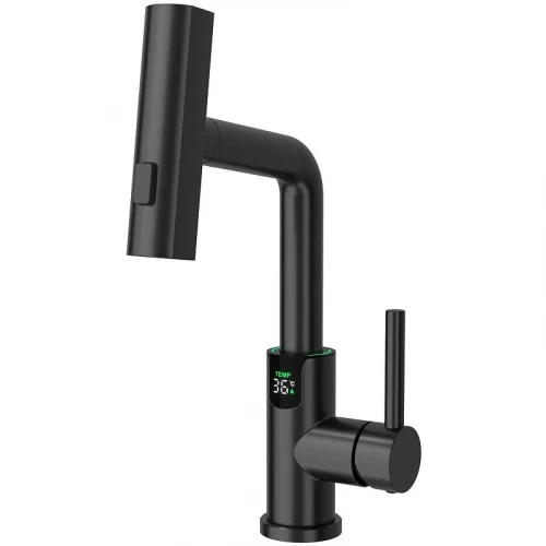 Смеситель для раковины Black&amp;White Sky Day SD3028B 3028B Черный матовый