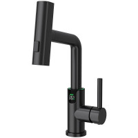 Смеситель для раковины Black&amp;White Sky Day SD3028B 3028B Черный матовый