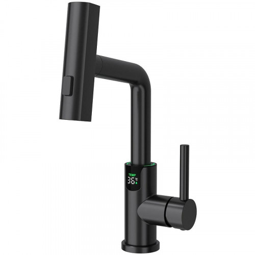 Смеситель для раковины Black&amp;White Sky Day SD3028B 3028B Черный матовый