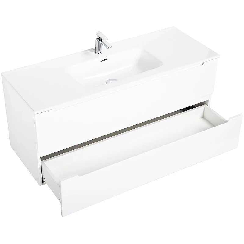 Тумба под раковину BelBagno Etna 120 ETNA-1200-2C-SO-BL-P подвесная Bianco Lucido МДФ / ЛДСП