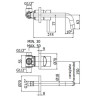 Смеситель для раковины Paffoni Light LIG007HG70 Золото медовое латунь встраиваемый