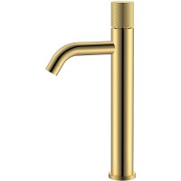 Смеситель для раковины Boheme Stick 122-GG.4 Золото латунь