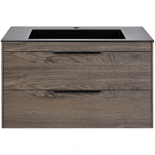 Тумба под раковину Vincea Chiara 2D 80 VMC-2C2800RO подвесная R.Oak МДФ / ЛДСП