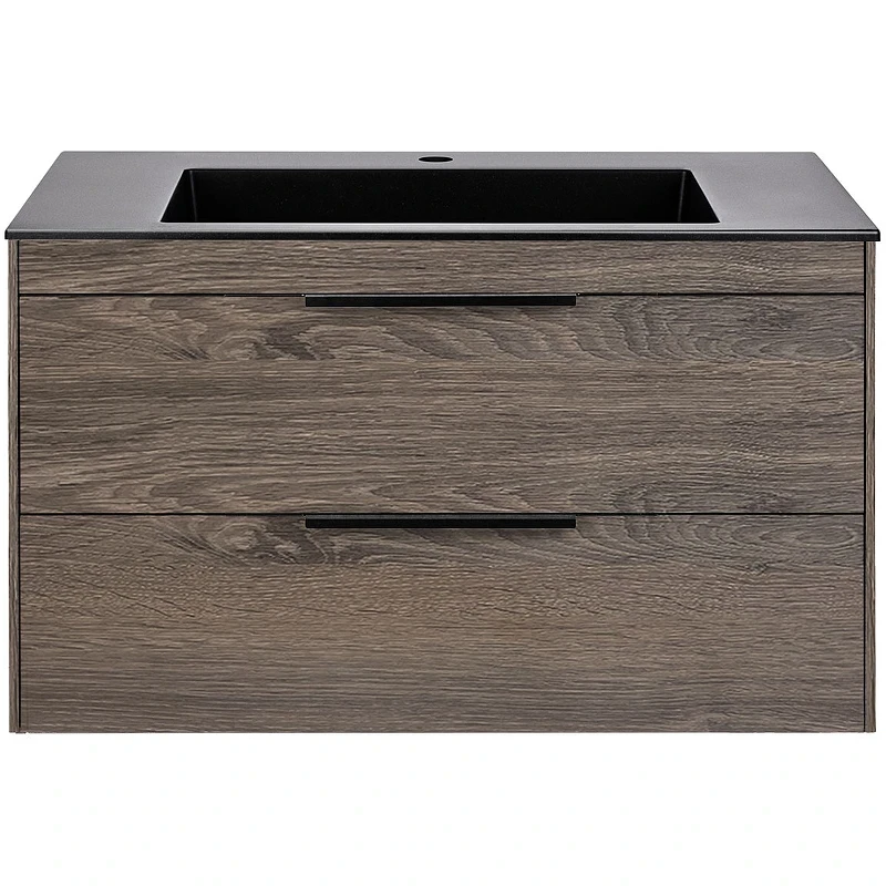 Тумба под раковину Vincea Chiara 2D 80 VMC-2C2800RO подвесная R.Oak МДФ / ЛДСП