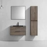 Тумба под раковину Vincea Chiara 2D 80 VMC-2C2800RO подвесная R.Oak МДФ / ЛДСП