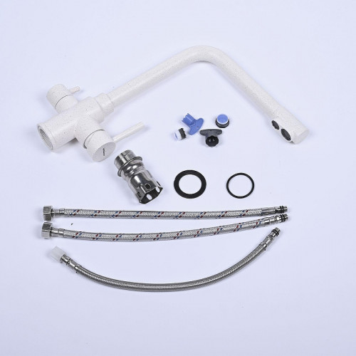 Смеситель для кухни Wisent W4355-3-18 цвет Белый