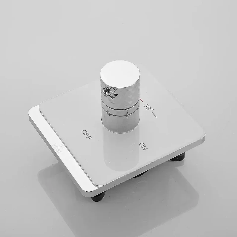Гигиенический душ со смесителем Rose R105C с термостатом цвет Белый Хром