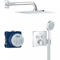 Душевая система Grohe SmartControl 34742000 с термостатом Хром латунь встраиваемый