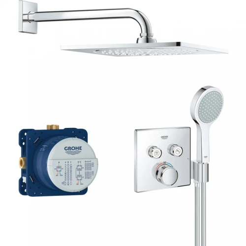 Душевая система Grohe SmartControl 34742000 с термостатом Хром латунь встраиваемый