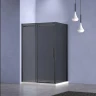 Душевой уголок Vincea Como-N 150х90 VSR-4CN9015CGB профиль Черный стекло тонированное