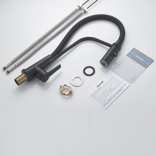 Смеситель для кухни Shevanik S943H-3 цвет Черный