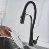 Смеситель для кухни Shevanik S943H-3 цвет Черный