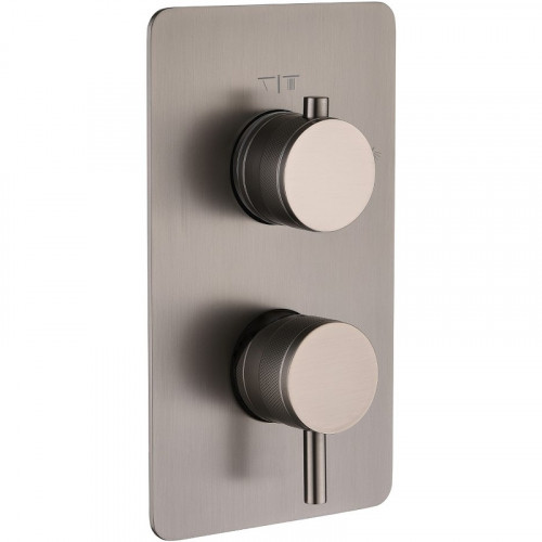 Смеситель для душа Boheme Cell 135-2-GM Оружейная сталь латунь встраиваемый