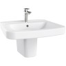 Раковина Creavit Lara 60 LR060-00CB00E-0000 Белая фарфор подвесная