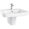 Раковина Creavit Lara 60 LR060-00CB00E-0000 Белая фарфор подвесная
