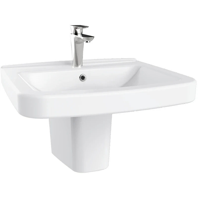Раковина Creavit Lara 60 LR060-00CB00E-0000 Белая фарфор подвесная