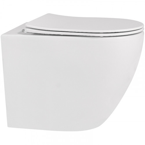 Унитаз Abber Bequem AC1111 приставной с сиденьем Микролифт фарфор приставной