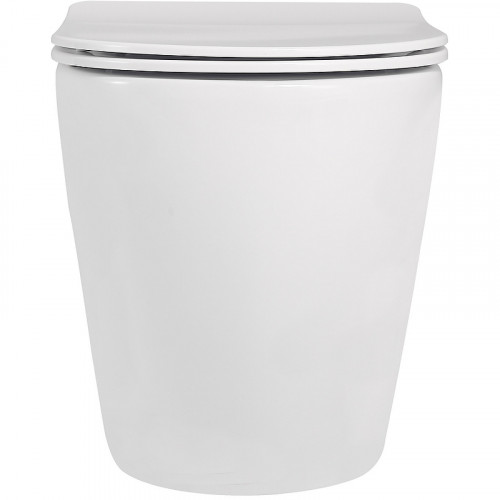 Унитаз Abber Bequem AC1111 приставной с сиденьем Микролифт фарфор приставной