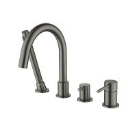 Смеситель на борт ванны Aquatek Европа AQ1348BGM цвет Оружейная сталь