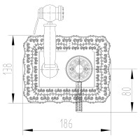 Гигиенический душ со смесителем Lemark Jasmine LM6619ORB Черная бронза латунь