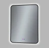 Зеркало Grossman Elegans-норма Black 60 1760802 с подсветкой Черное с сенсорным выключателем и подогревом стекло