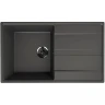 Кухонная мойка Ulgran Quartz Prima 850-09 Асфальт искусственный камень (литьевой мрамор) встраиваемый
