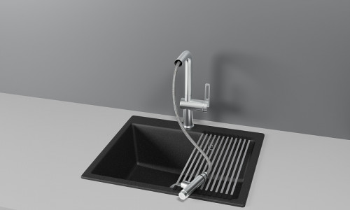 Смеситель для кухни Granula 8169 цвет Нержавеющая сталь