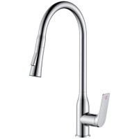 Смеситель для кухни Haiba HB73816 Хром латунь