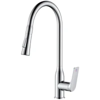 Смеситель для кухни Haiba HB73816 Хром латунь