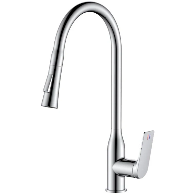 Смеситель для кухни Haiba HB73816 Хром латунь