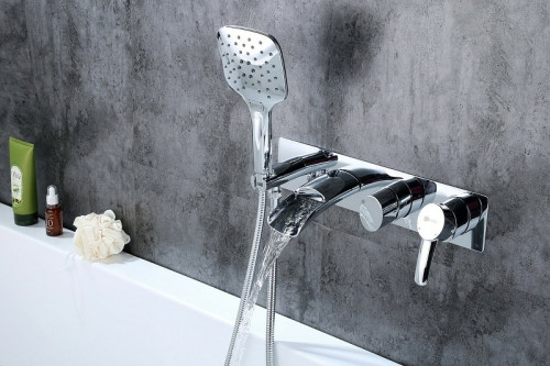 Смеситель для ванны Lemark Atlantiss LM3224C Хром латунь встраиваемый