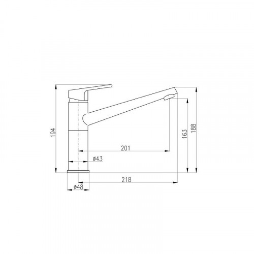 Смеситель для кухни Rav Slezak Colorado CO104.5 цвет Хром