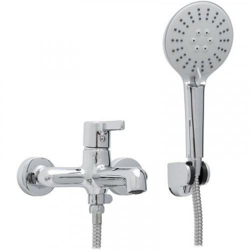 Смеситель для ванны Haiba HB60814 Хром латунь на стену