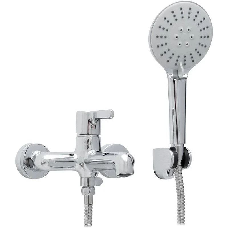 Смеситель для ванны Haiba HB60814 Хром латунь на стену