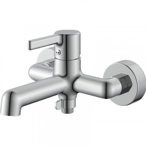 Смеситель для ванны Haiba HB60814 Хром латунь на стену