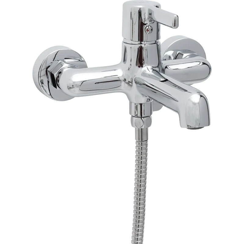 Смеситель для ванны Haiba HB60814 Хром латунь на стену