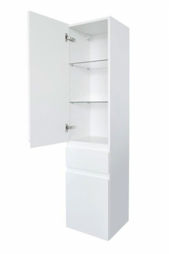 Шкаф пенал Jacob Delafon Madeleine 35 EB2069G-J51 L подвесной Белый матовый МДФ / ЛДСП