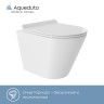 Унитаз Aqueduto Cone Торнадо CONT0110 подвесной Белый глянцевый с сиденьем Микролифт фаянс подвесной