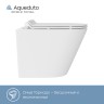 Унитаз Aqueduto Cone Торнадо CONT0110 подвесной Белый глянцевый с сиденьем Микролифт фаянс подвесной