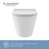 Унитаз Aqueduto Cone Торнадо CONT0110 подвесной Белый глянцевый с сиденьем Микролифт фаянс подвесной