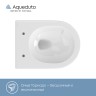 Унитаз Aqueduto Cone Торнадо CONT0110 подвесной Белый глянцевый с сиденьем Микролифт фаянс подвесной