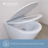Унитаз Aqueduto Cone Торнадо CONT0110 подвесной Белый глянцевый с сиденьем Микролифт фаянс подвесной