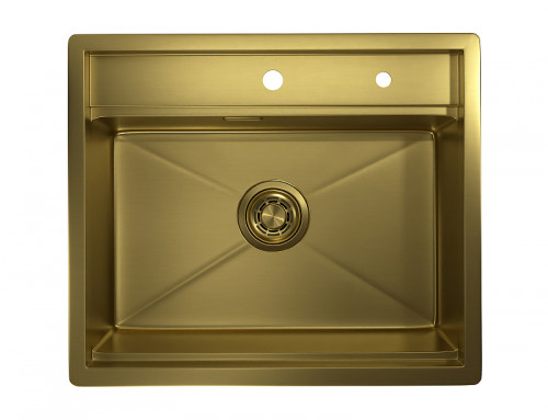 Кухонная мойка Granula Kitchen Space 60 6051 цвет Золото сатин